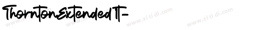 ThorntonExtended It字体转换
